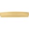 Jeffrey Alexander 192 mm Center Brushed Gold Square-to-Center Square Renzo Cabinet Cup Pull 141-192BG - alternate 10